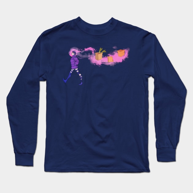 Psylocke Long Sleeve T-Shirt by tattts